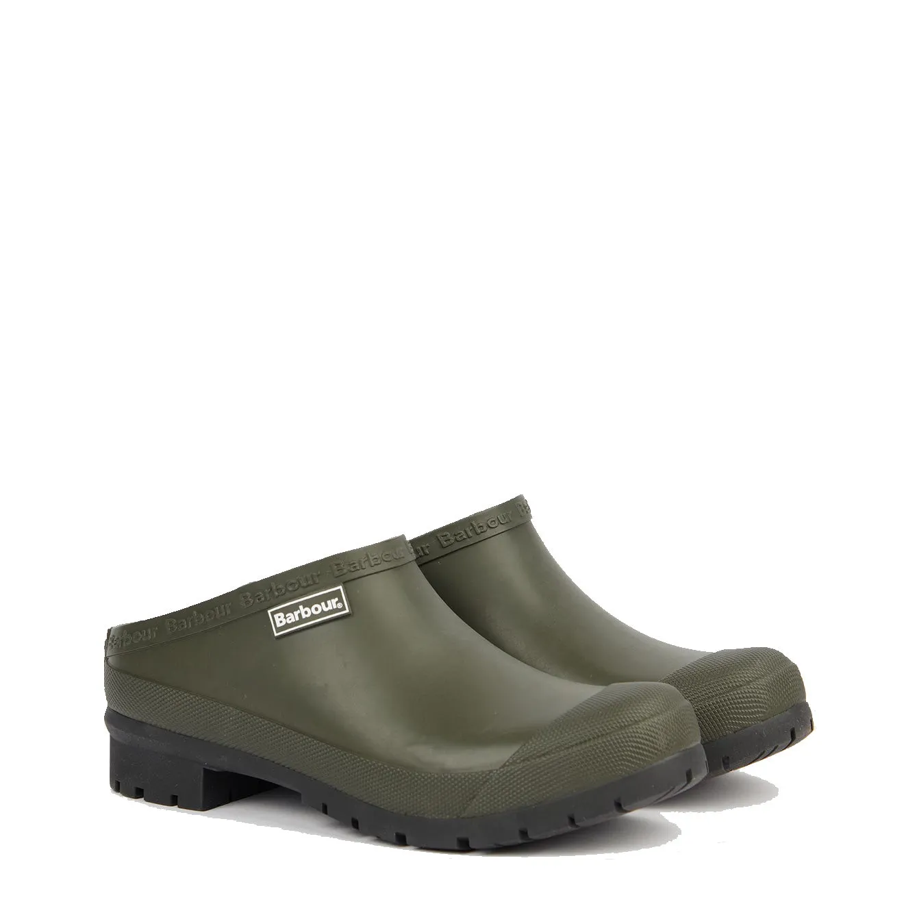 Barbour Womens Quinn Slip On Wellington Olive