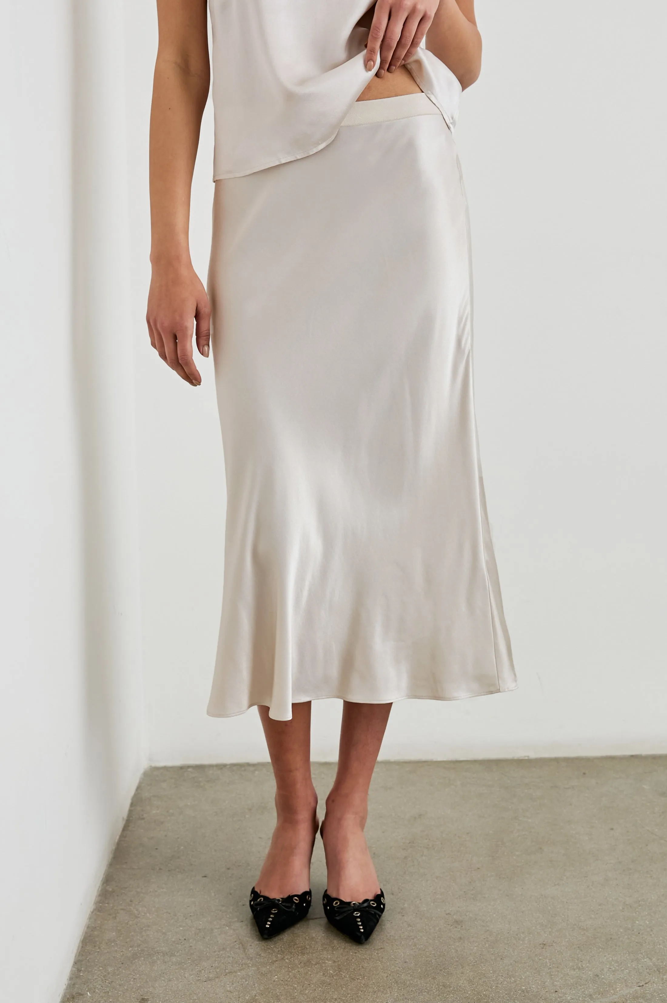 BERLIN SKIRT - IVORY Rails