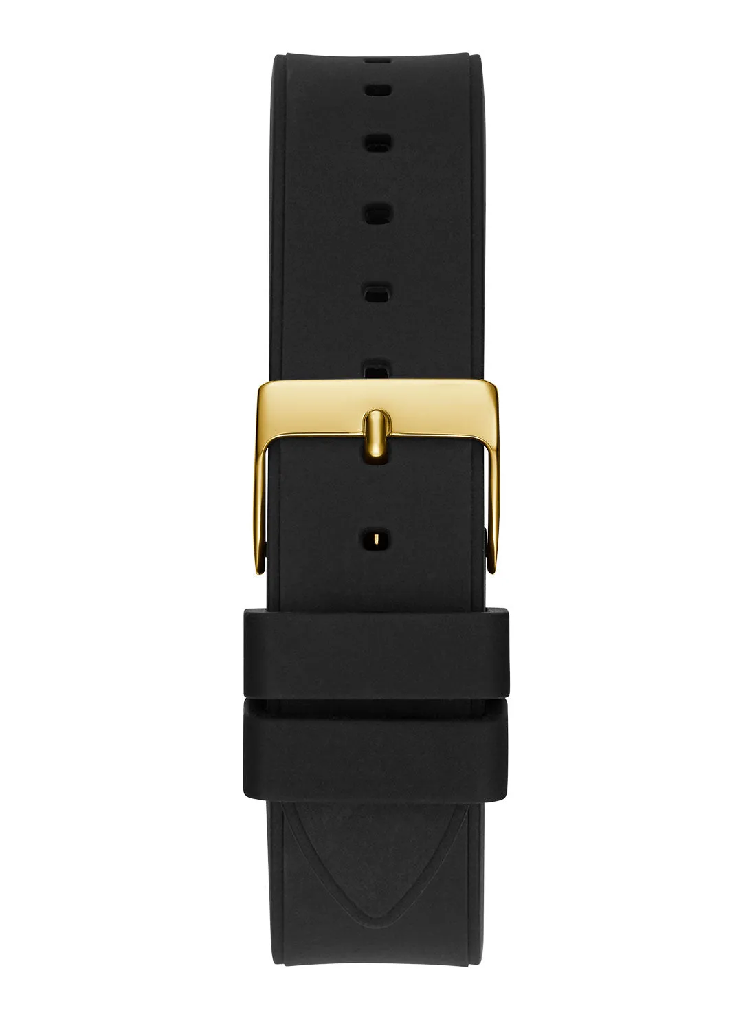 Black Champagne Duchess Crystal Silicone Watch Guess