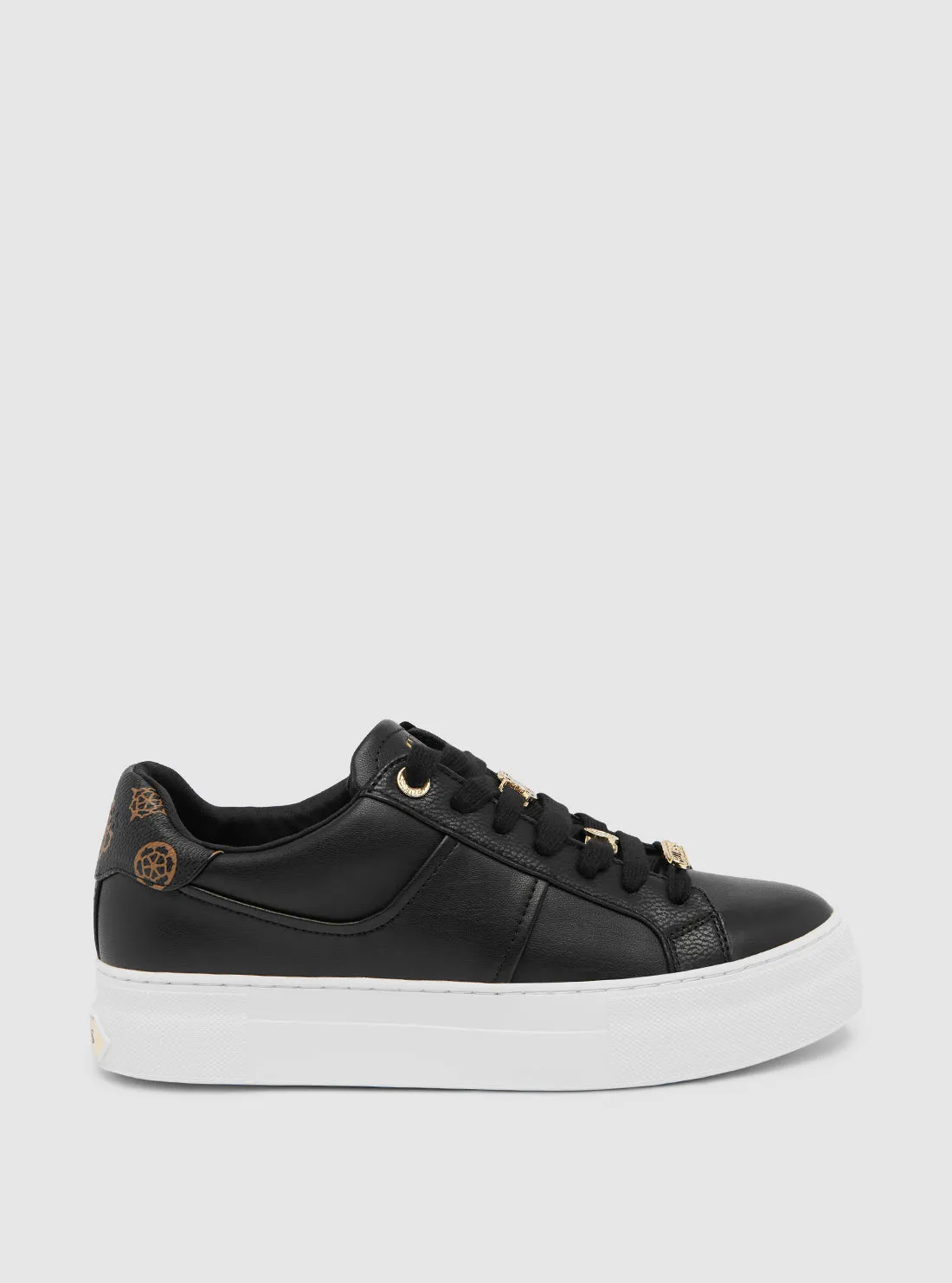 Black Giella Low-Top Sneakers Guess