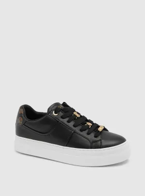 Black Giella Low-Top Sneakers Guess