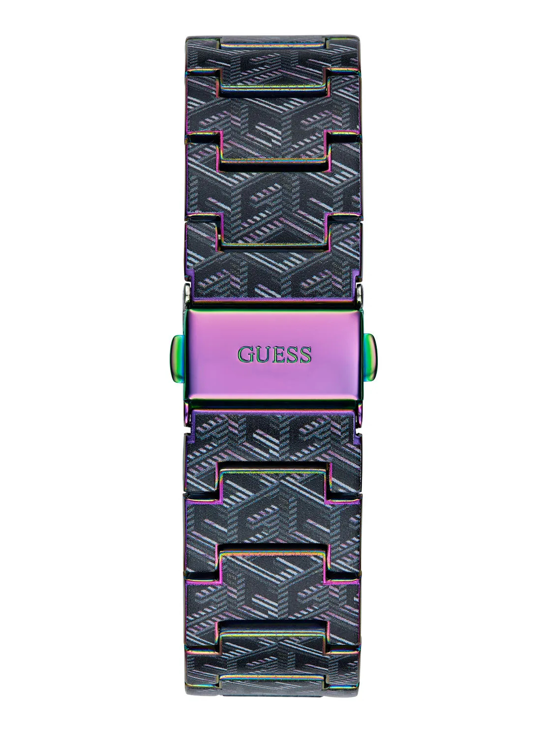 Black Iridescent Misfit Glitz Watch Guess