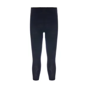 Black Plain Cotton Tights