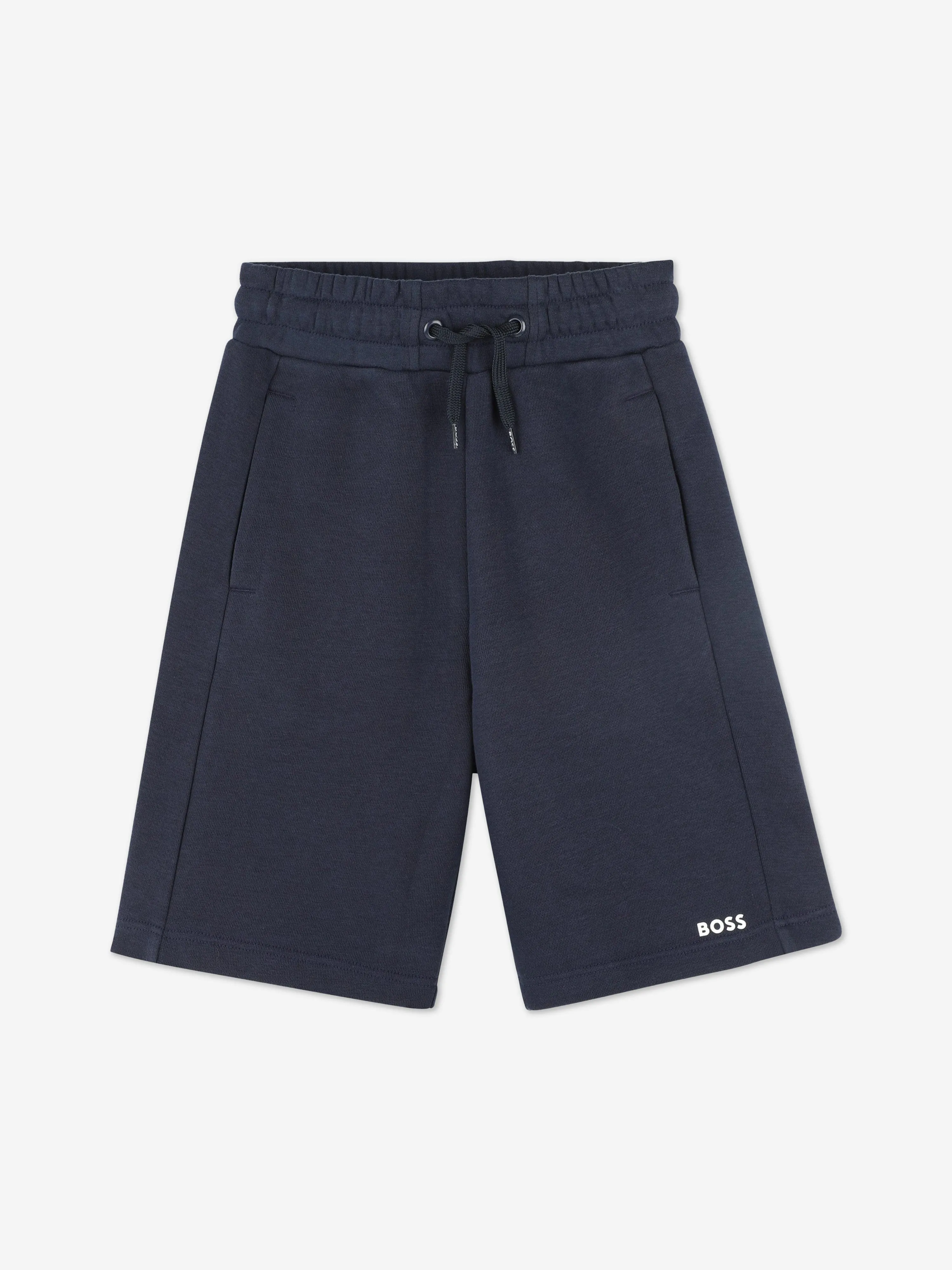 BOSS Boys Short Set in White