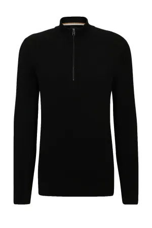Boss E-brando-p Half Zip Knitwear Black