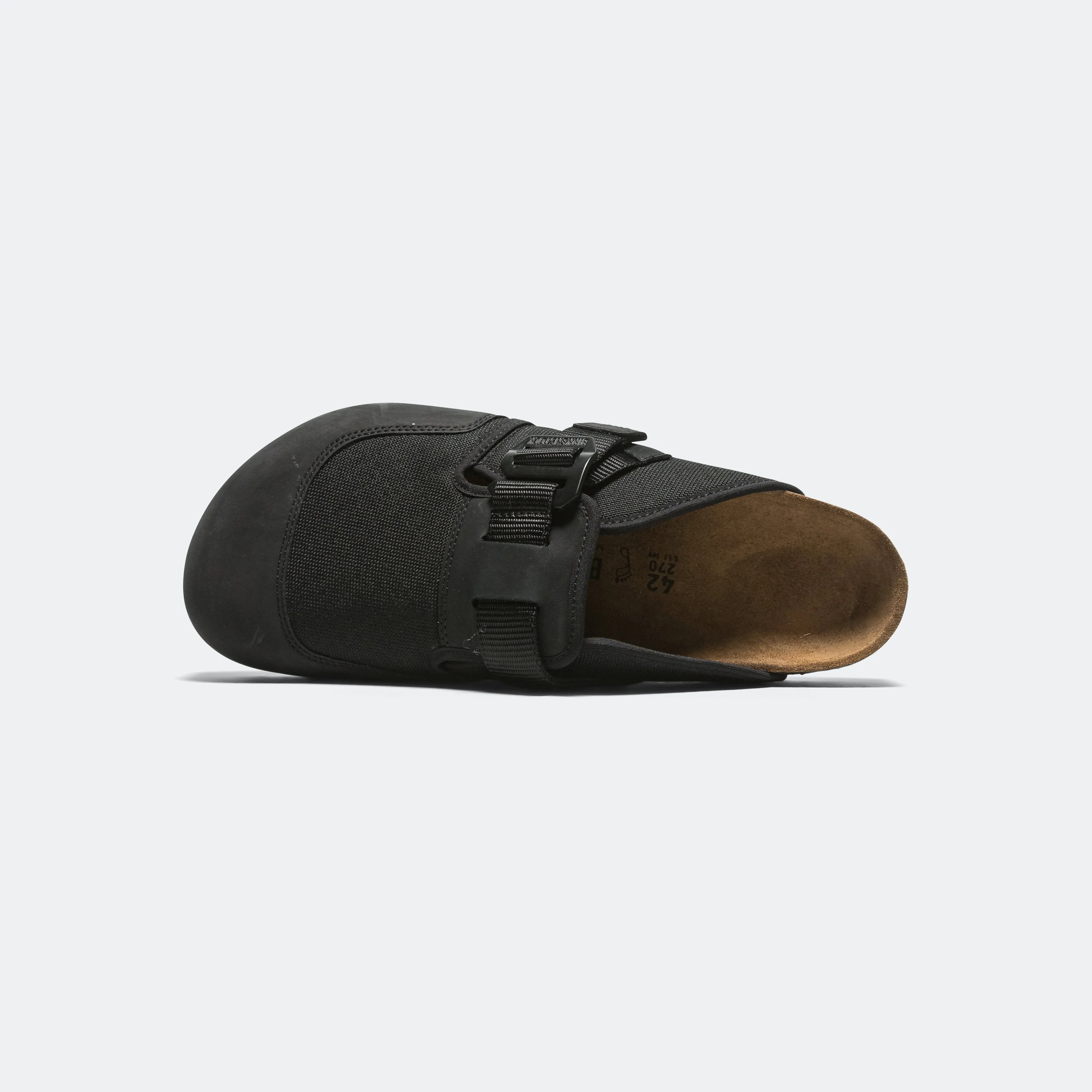 Boston Nova - Black Nubuck Leather/Textile