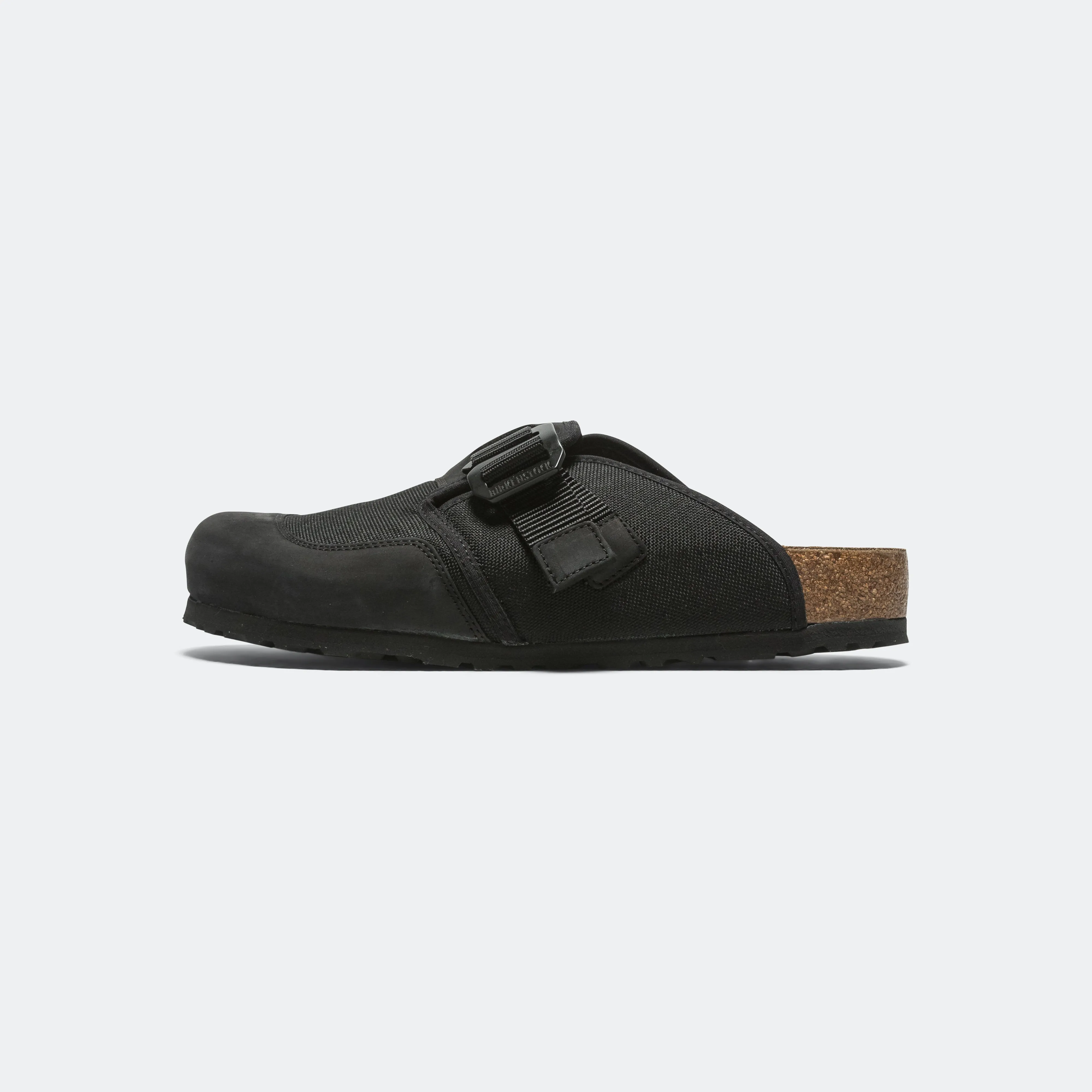 Boston Nova - Black Nubuck Leather/Textile