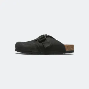 Boston Nova - Black Nubuck Leather/Textile