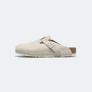 Boston SFB - Antique White Suede Leather