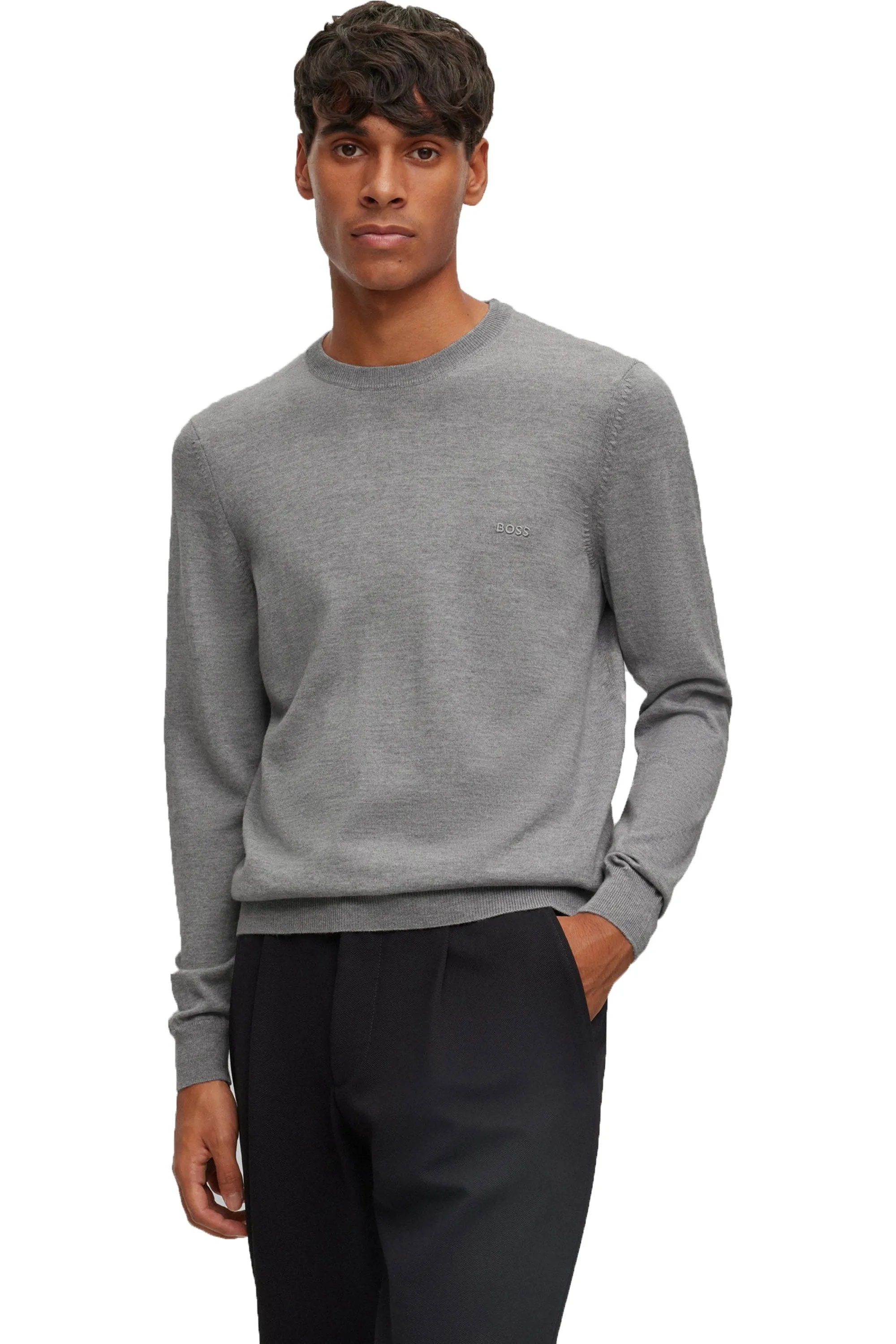 Botto-l Crew Neck Knitwear Medium Grey