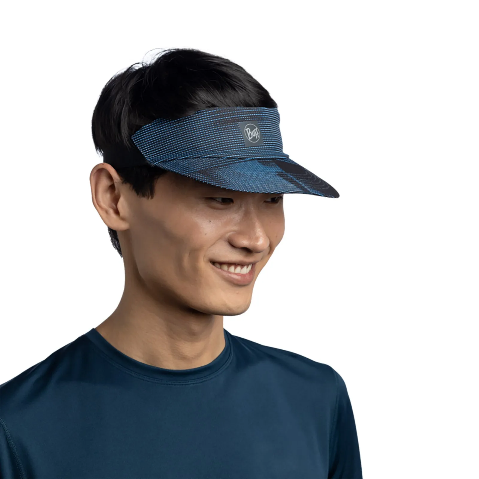 Buff Unisex Mens Womens Go Visor Adjustable Running Cap -  Night Blue