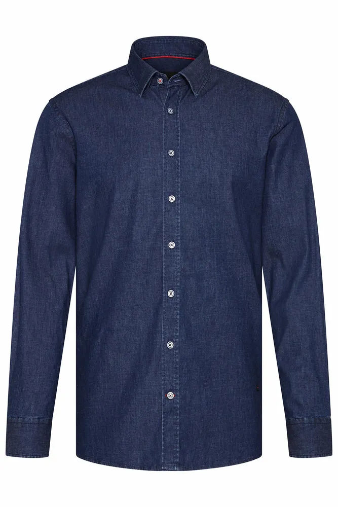 Bugatti 9750 LS Shirt Denim