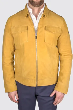 Bugatti Suede Jacket Yellow