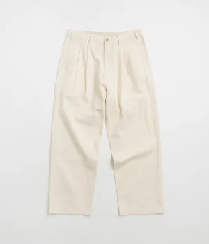 Butter Goods Pleated Trousers - Bone