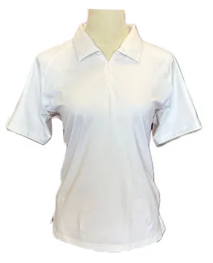 Callaway White Short Sleeve Women's Golf Pullover w/Tan Accents Size L