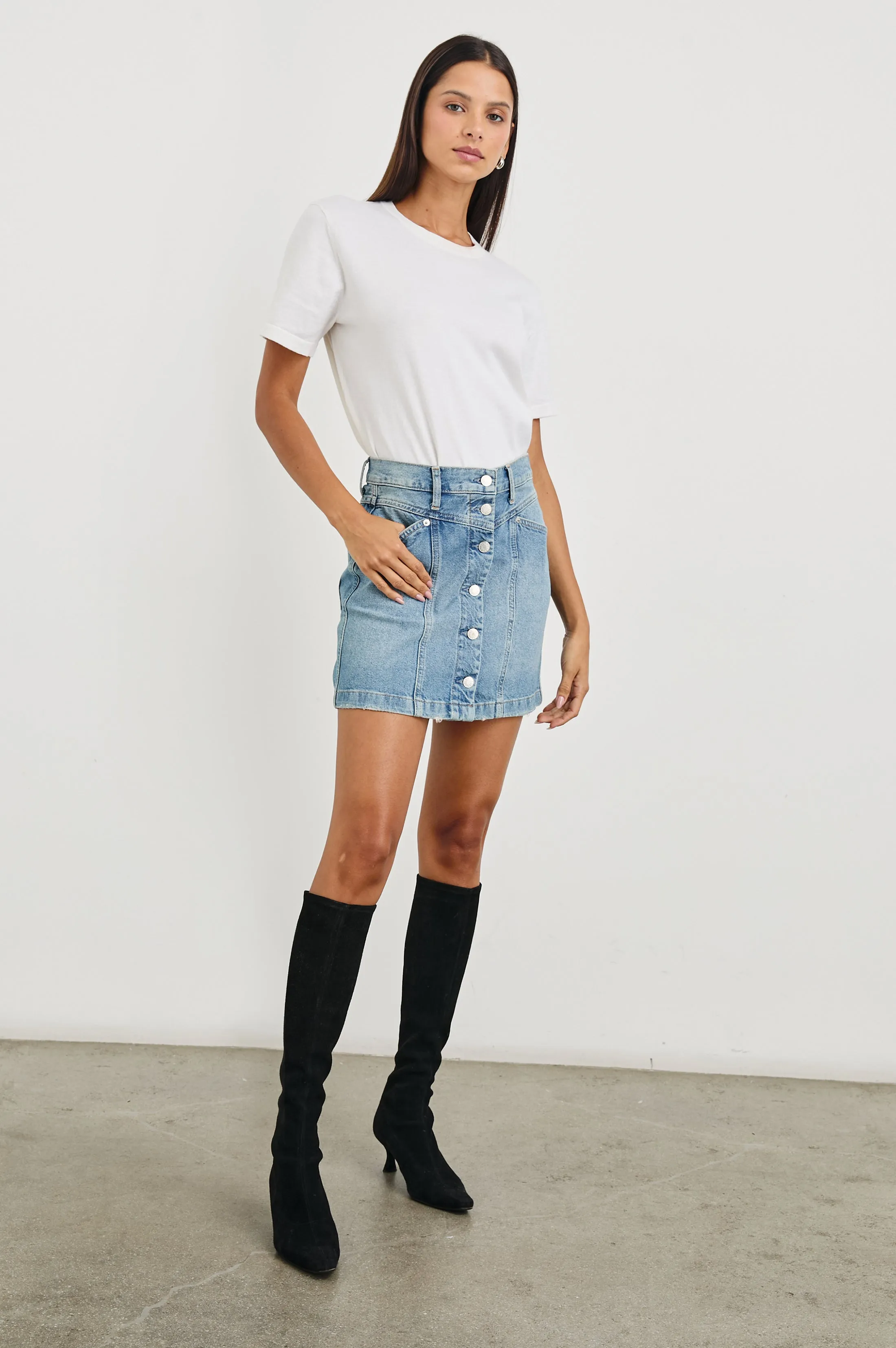 CANYON SKIRT - OLD INDIGO Rails