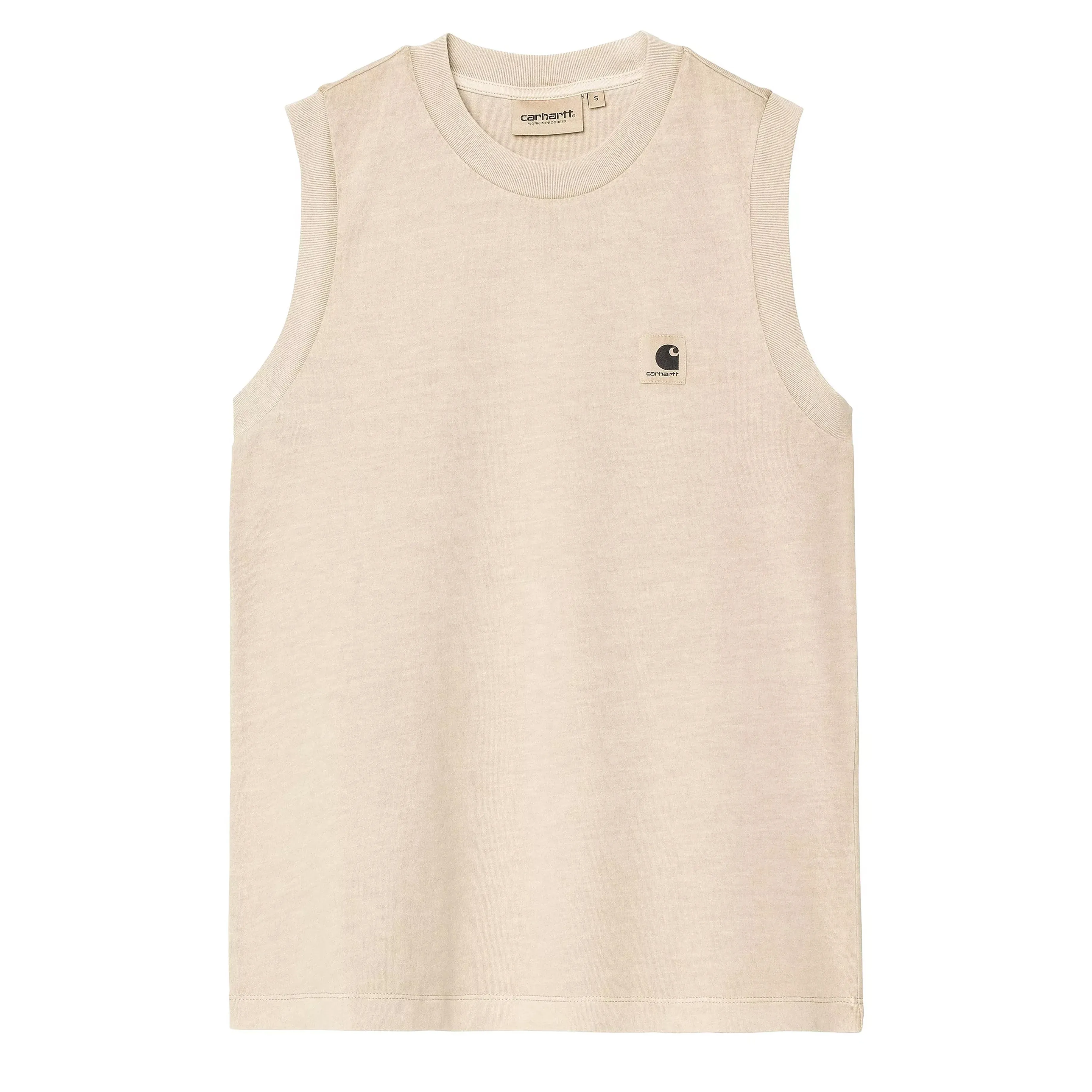 Carhartt WIP Womens Nelson A-Shirt Fleur De Sel Garment Dyed