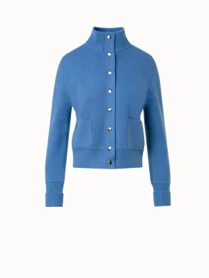 Cashmere Piqué Knit Cardigan Akris