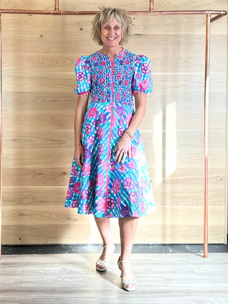 Celia B Gita Dress Blue