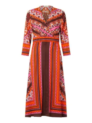 Charlotte Sparre Square Dress Elisa Orange