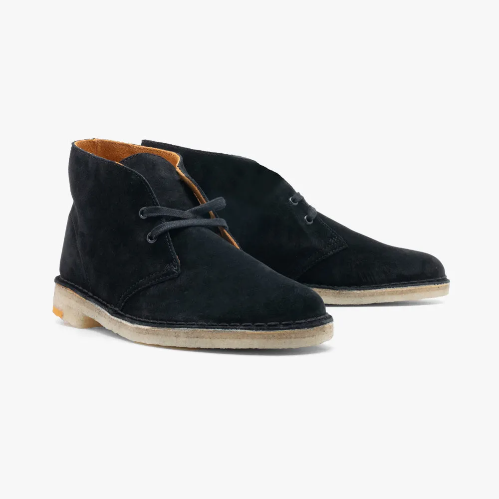 Clarks Originals Desert Boot / Black Combi Suede