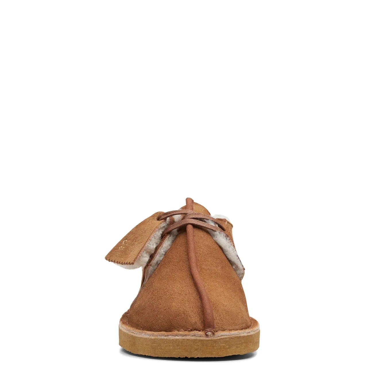 Clarks Originals Womens Desert Trek Warmlined Shoes Tan