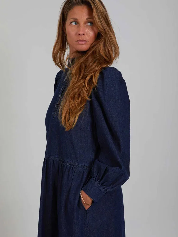 Coster Copenhagen Long Shirt Dress Indigo