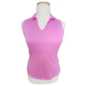 CQC Sports Pink Sleeveless Polo Size L