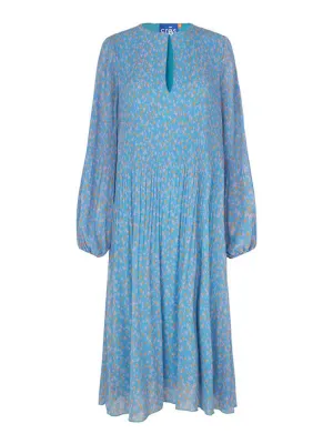 Cras Melindacras Dress Floral Blue