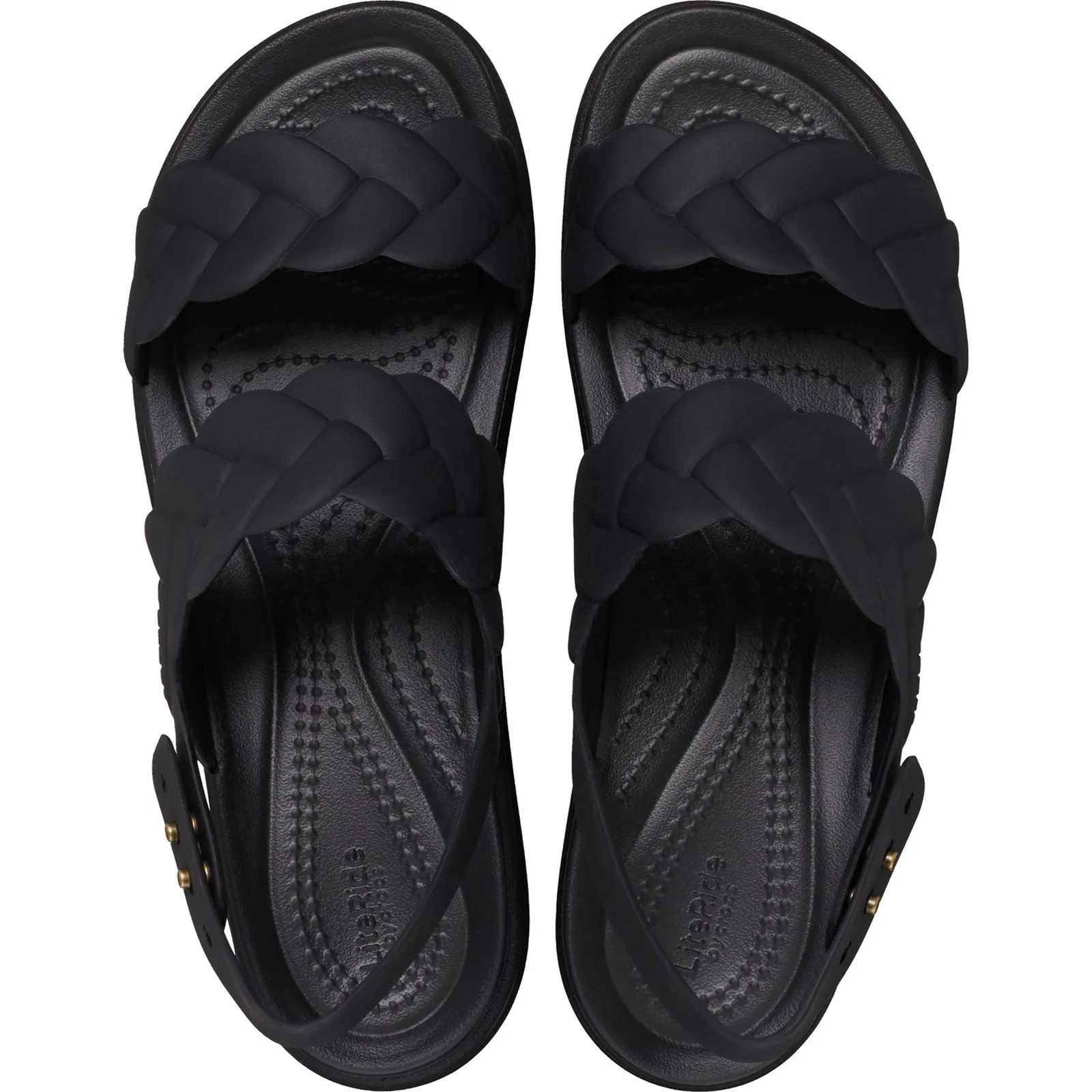 Crocs 209977 Brooklyn Low Wedge Womens Sandal