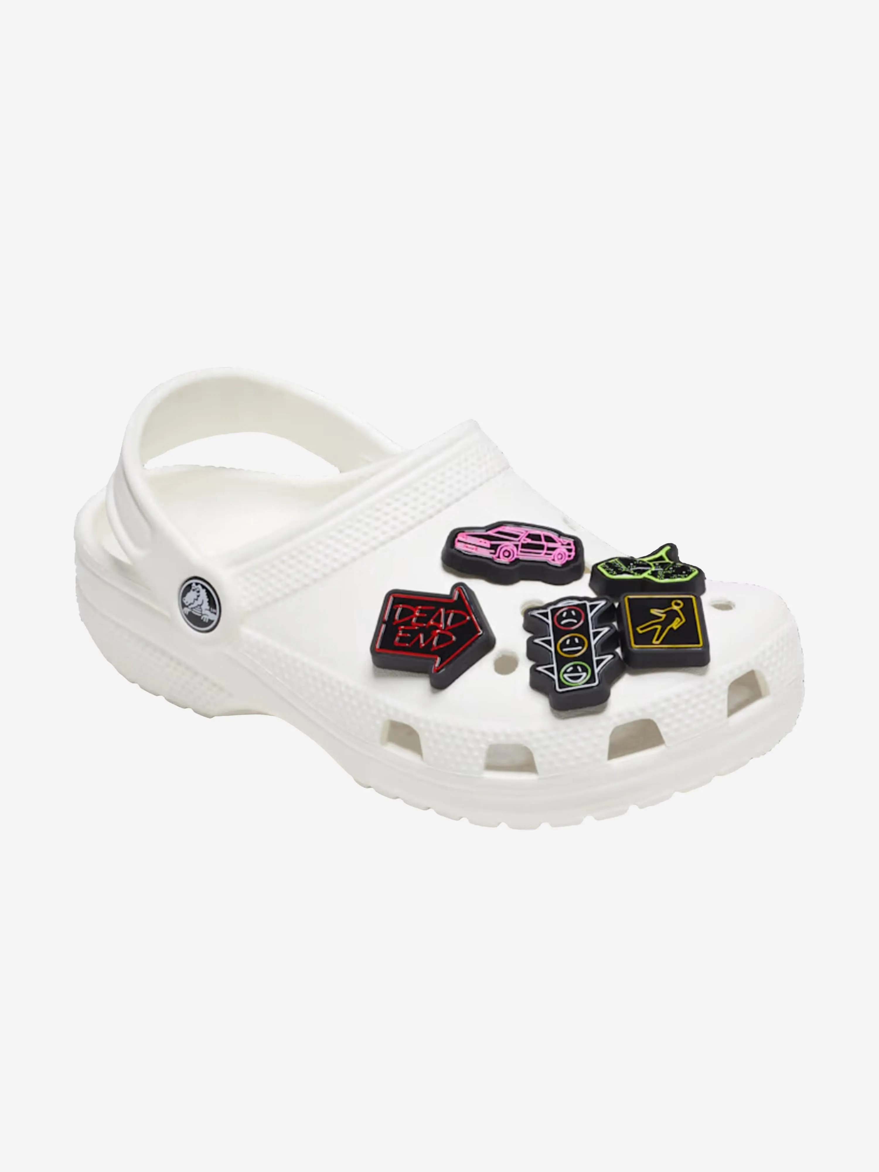 Crocs Kids Reflective Street Jibbitz Charm 5 Pack in Multicolour