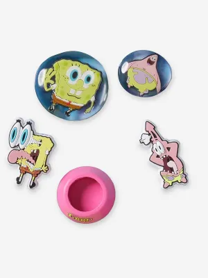 Crocs Kids Spongebob Bubble Jibbitz Charm 5 Pack in Multicolour