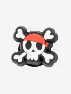 Crocs Kids Tiny Pirate Skull Jibbitz Charm in White