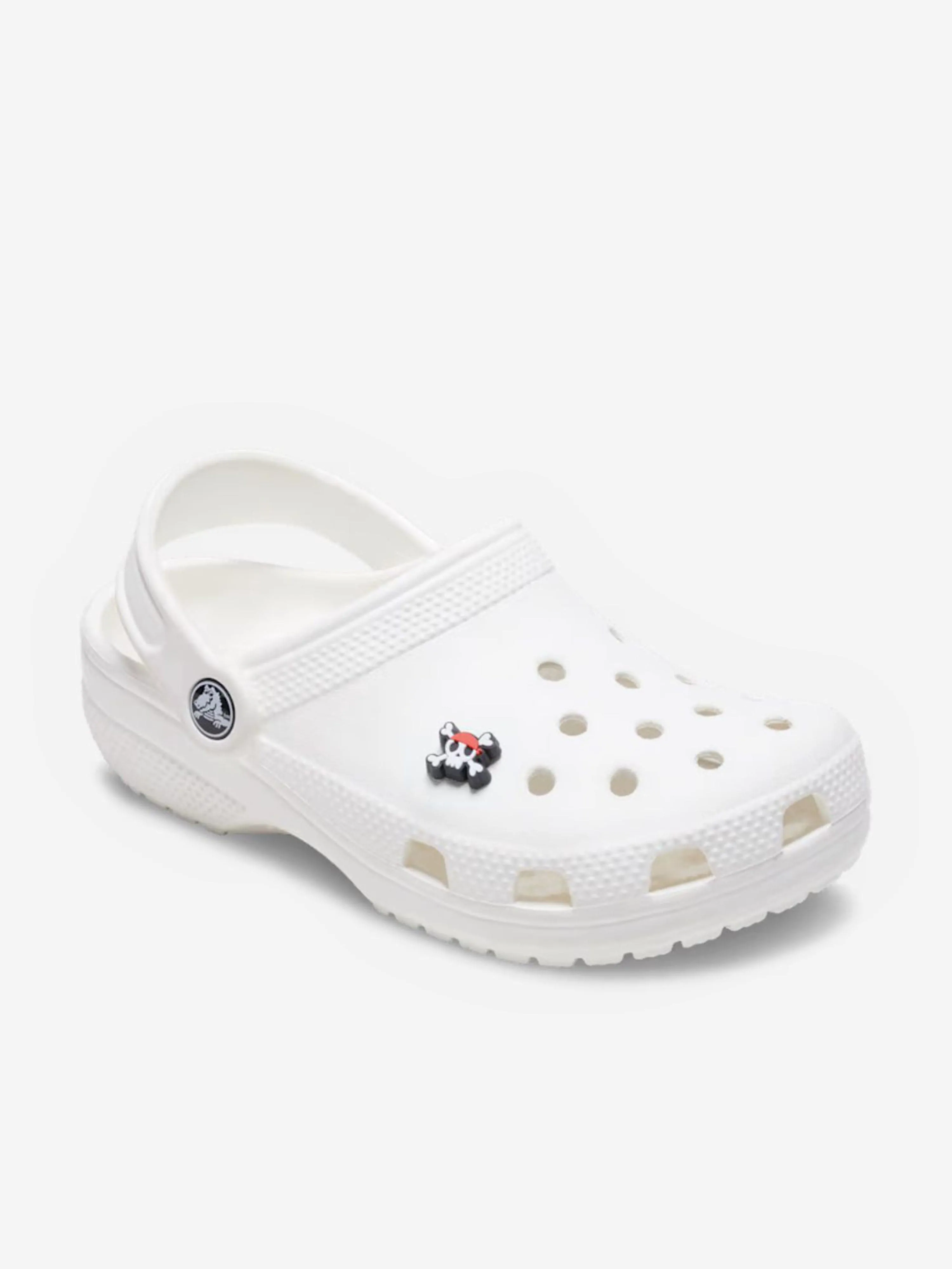 Crocs Kids Tiny Pirate Skull Jibbitz Charm in White