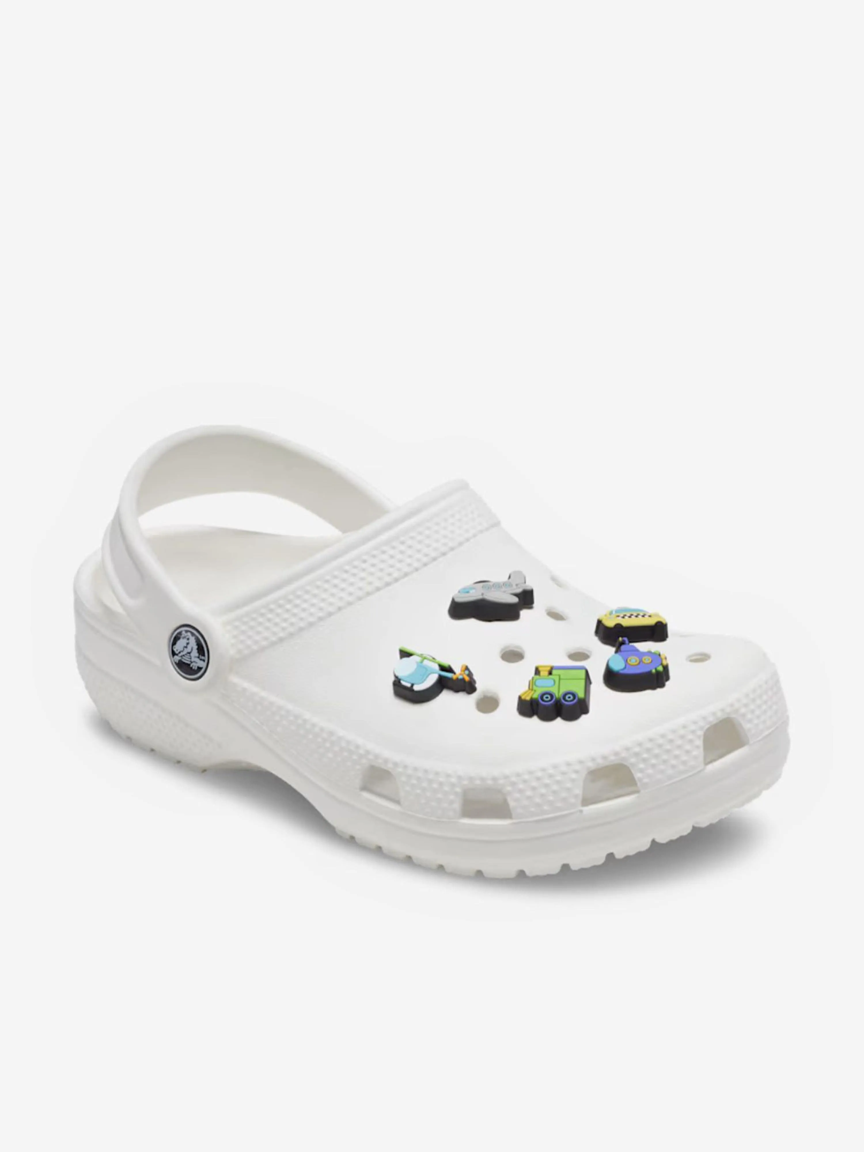 Crocs Kids Tiny Vehicles Jibbitz Charm 5 Pack in Multicolour