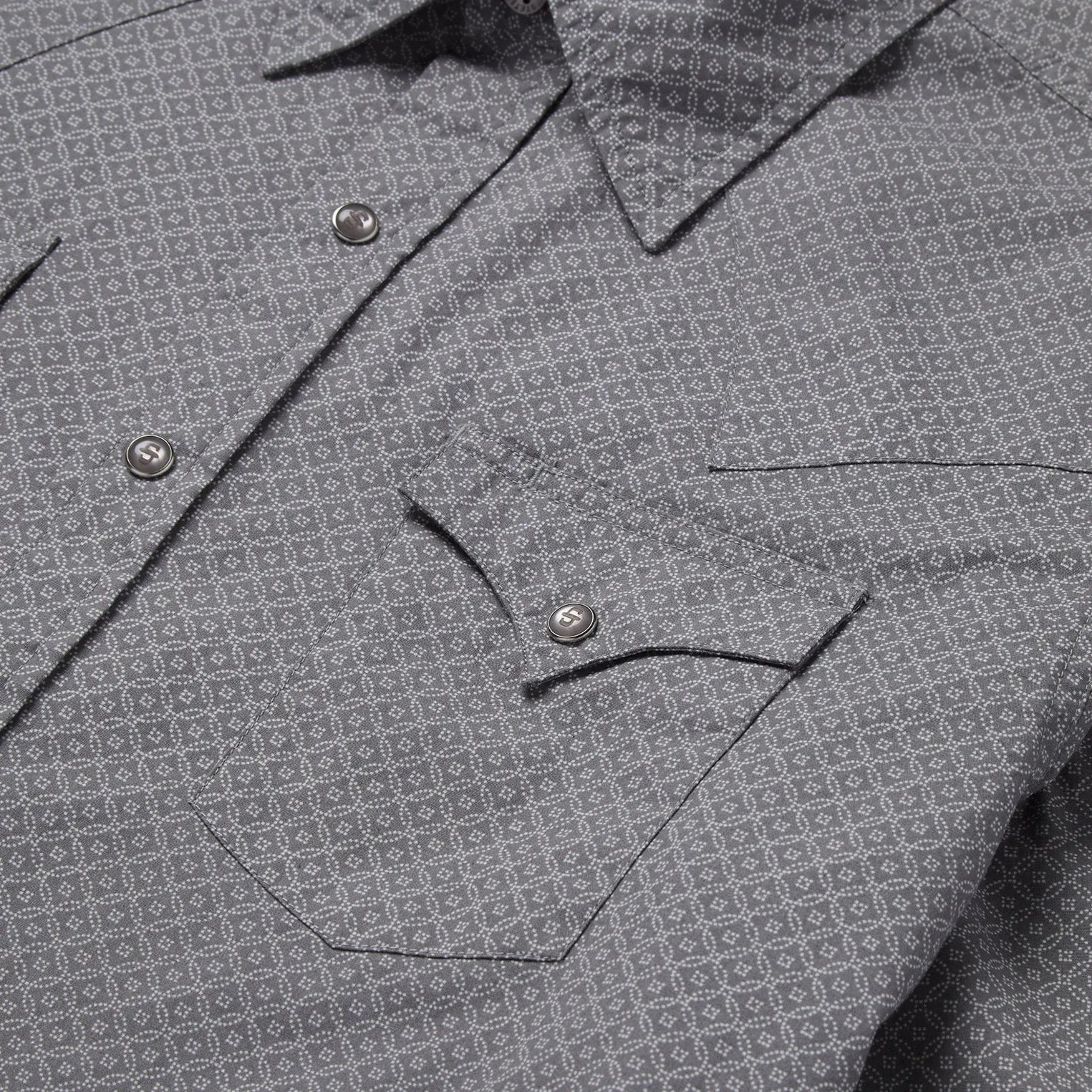 Diamond Print Western Shirt -STETSON