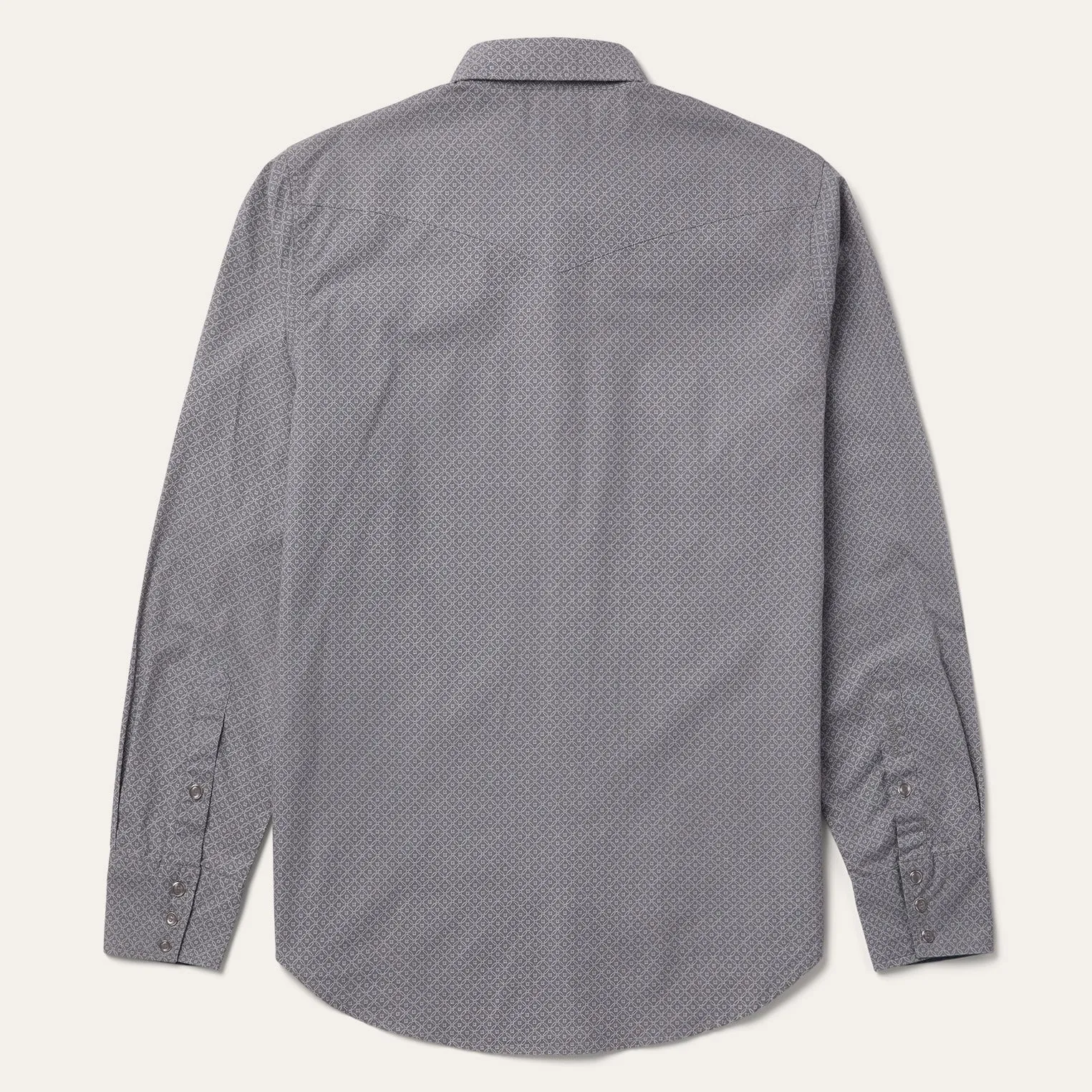Diamond Print Western Shirt -STETSON