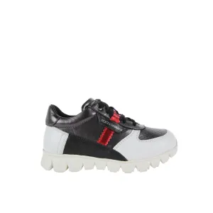 Dolce & Gabbana White Leather Sneakers