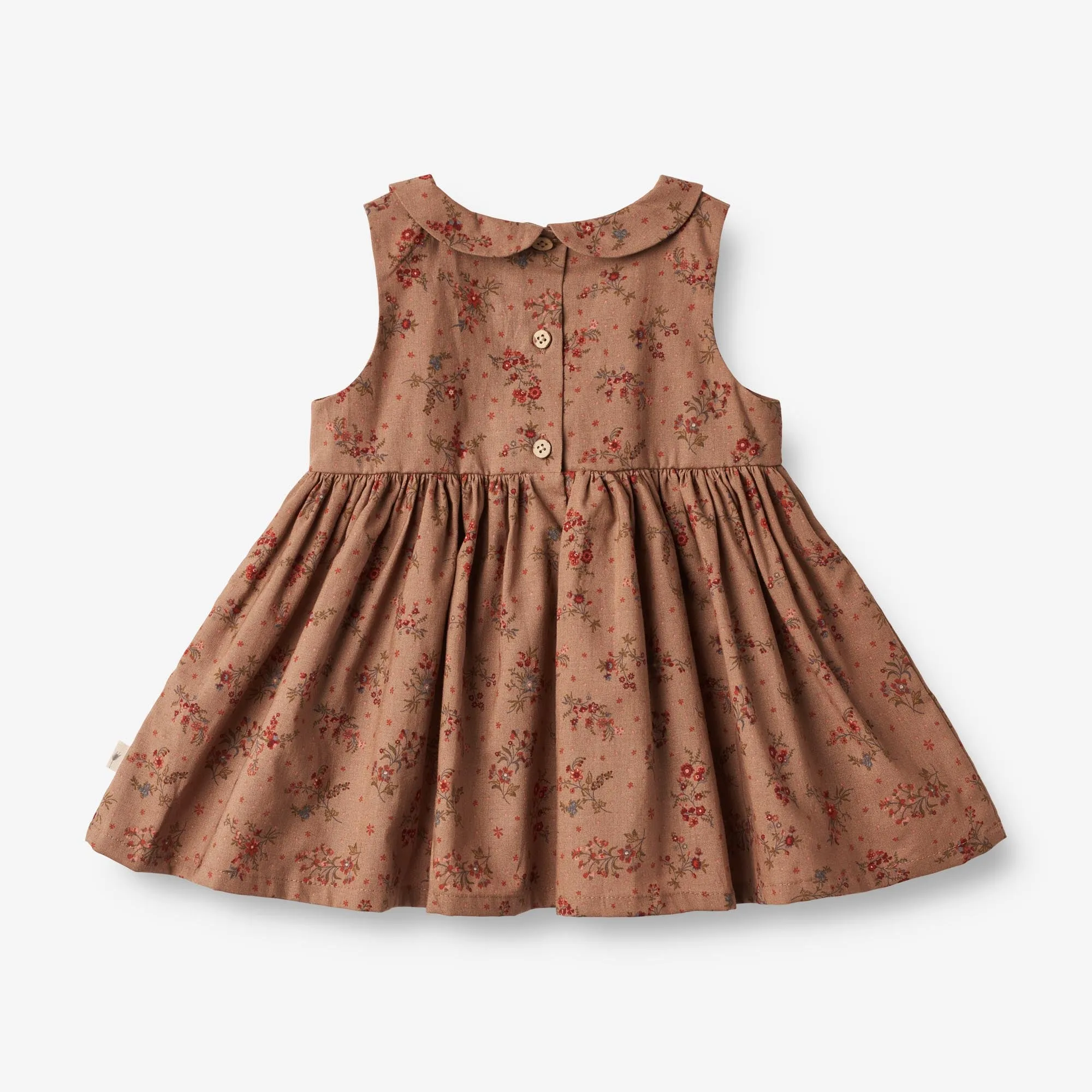 Dress Eila | Baby - berry dust flowers Wheat