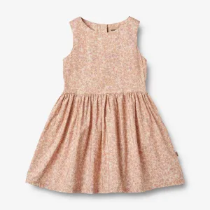 Dress Thelma - lilac flowers Wheat