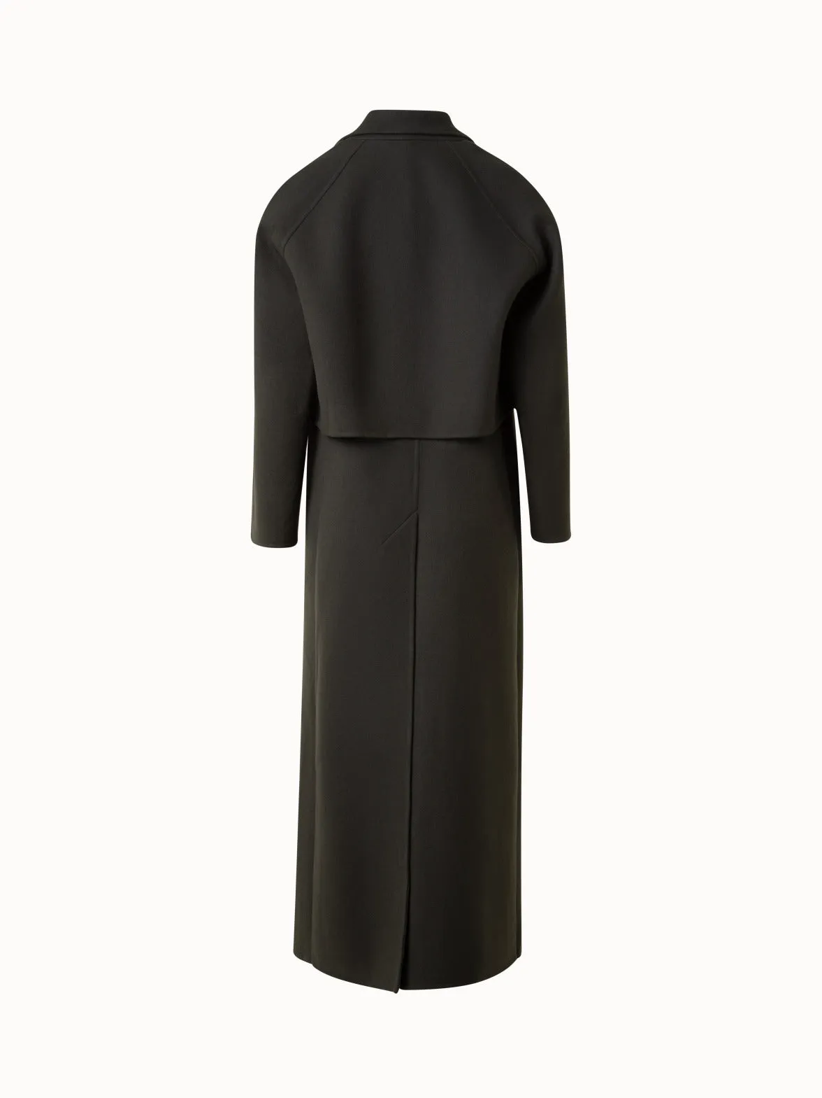 Duo Coat - Cashmere Vest and Bolero Jacket Akris