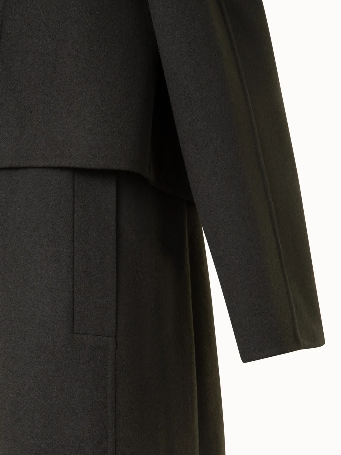 Duo Coat - Cashmere Vest and Bolero Jacket Akris