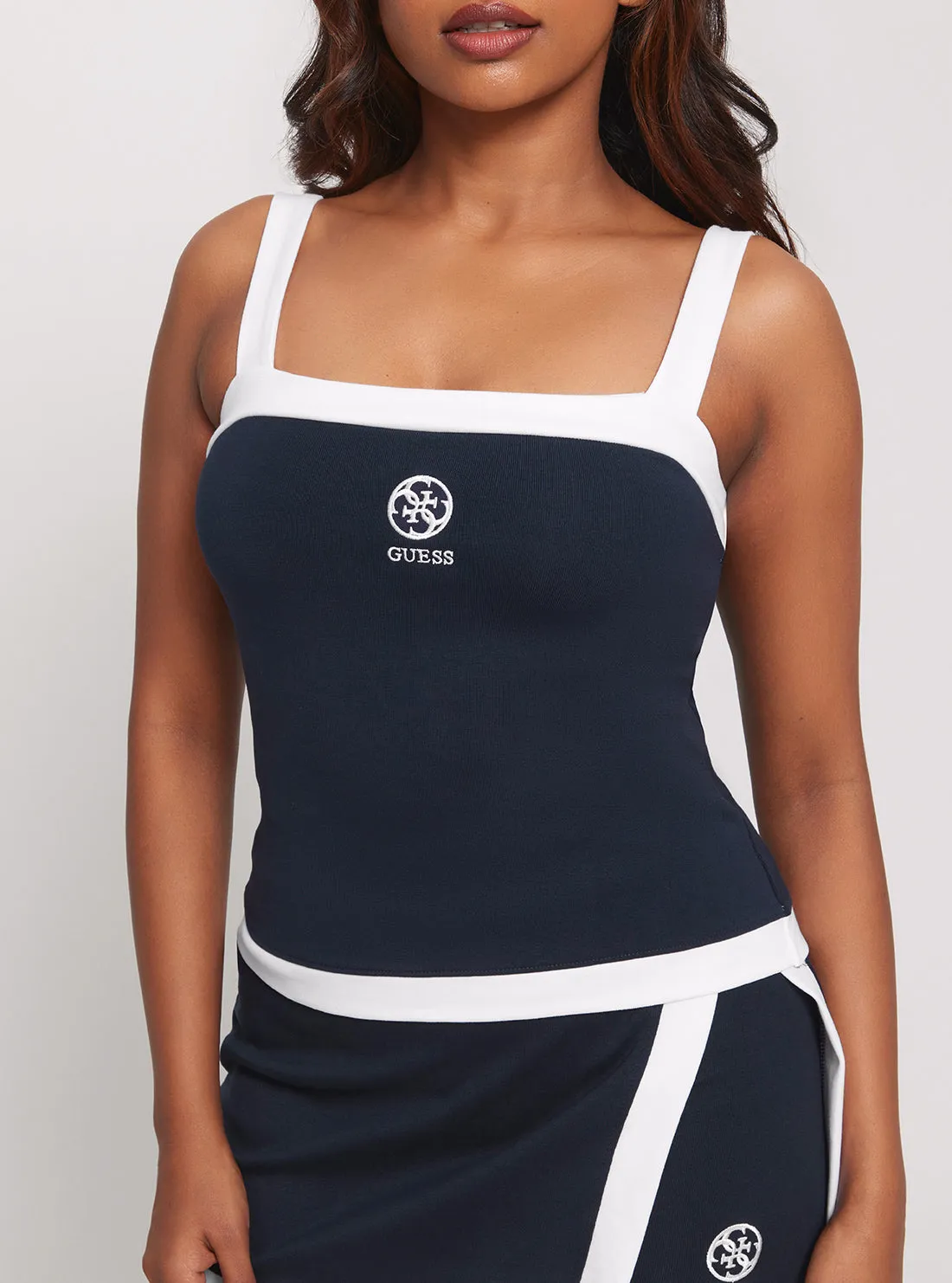 Eco Navy Harper Active Tank Top Guess