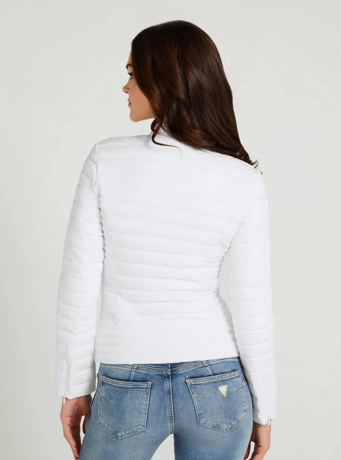 Eco White Vona Jacket Guess