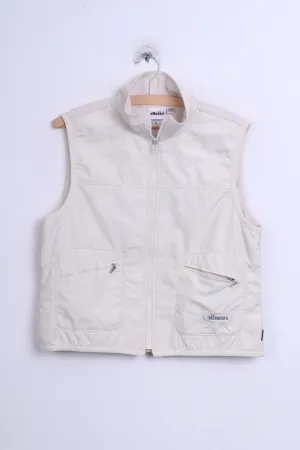 Ellesse Womens 14 XL Bodywarmer Ecru Vest Sport
