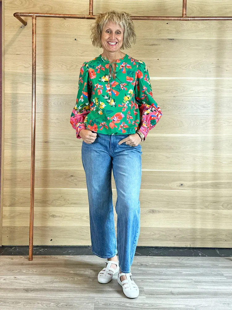 Emily Lovelock Eva Blouse Jelly Bean