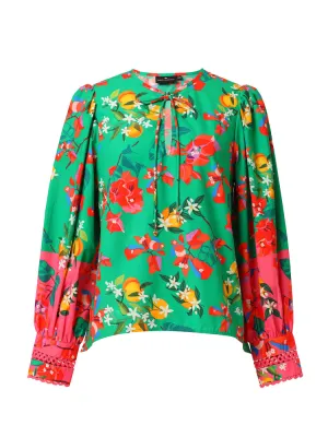 Emily Lovelock Eva Blouse Jelly Bean