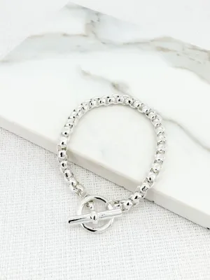 Envy Box Chain Bracelet Silver