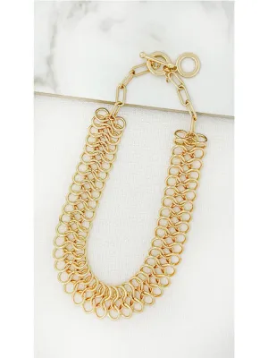 Envy Short Infinity Chain Necklace Gold