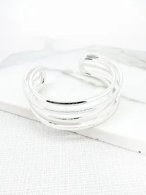 Envy Silver Cuff Bangle